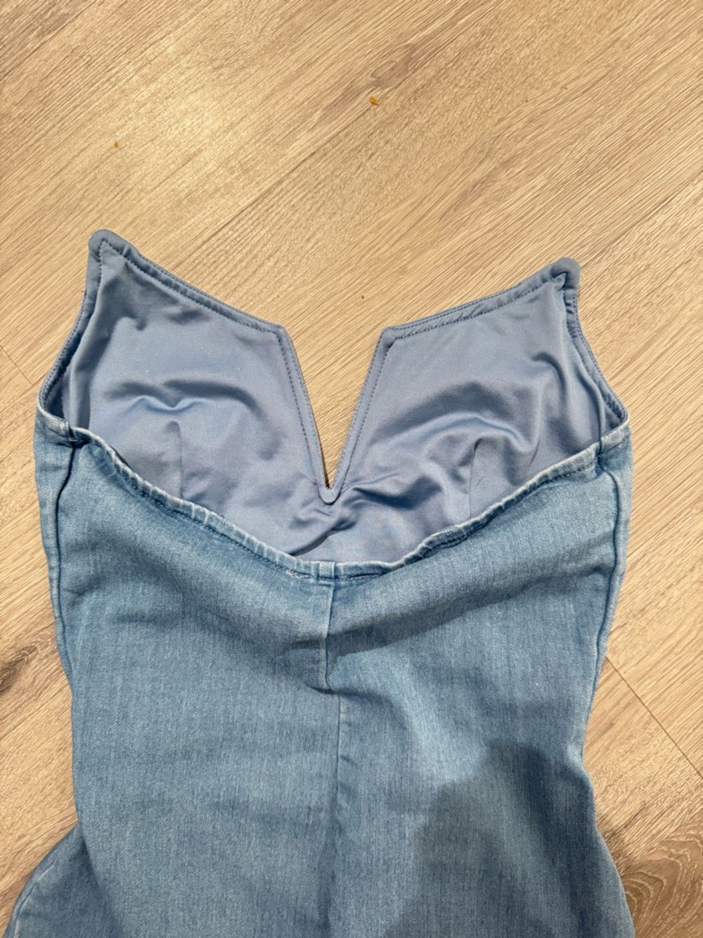 Denim mini dress - Picture 4 of 4